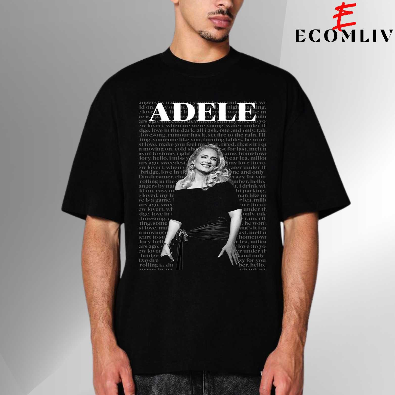 Adele Vintage T-Shirt, Streetwear Outfit